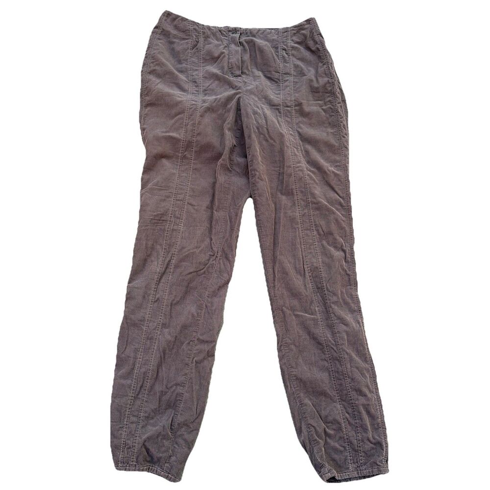 Annette Gortz Women’s  Tapered Trousers Ribbed  Size 38 Brown